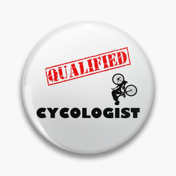 Item preview, QUALIFIED CYCOLOGIST designed and sold by DomGDesign.