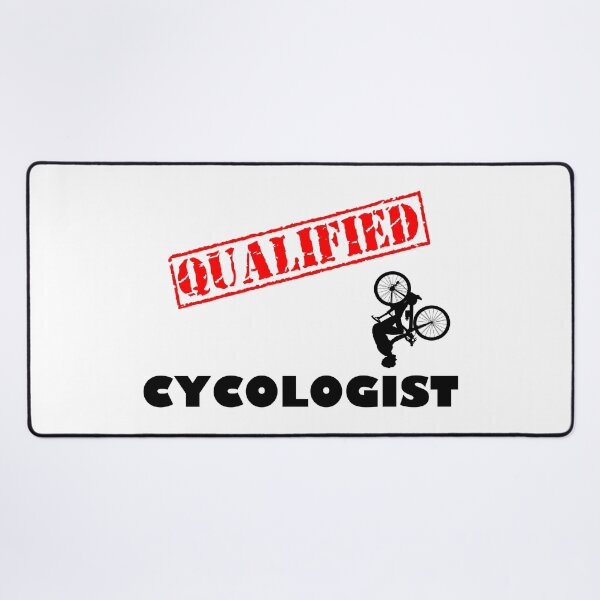 Item preview, QUALIFIED CYCOLOGIST designed and sold by DomGDesign.