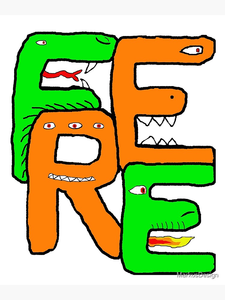 "Free (Word Art Design)" Poster for Sale by MarkusDesign | Redbubble