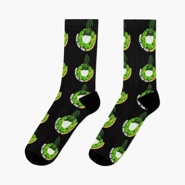 Item preview, St Patricks Day Here For The Shenanigans Gnomes Shamrocks designed and sold by SunfullyYours.