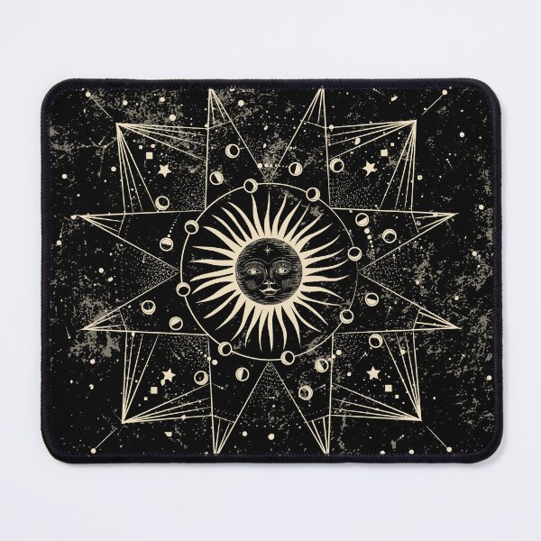 Item preview, Celestial Boho Mystical Sun and Moon designed and sold by SpaceEnhance.