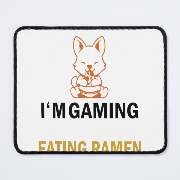Item preview, I'm gaming and eating ramen funny Premium design designed and sold by truemoneyman.