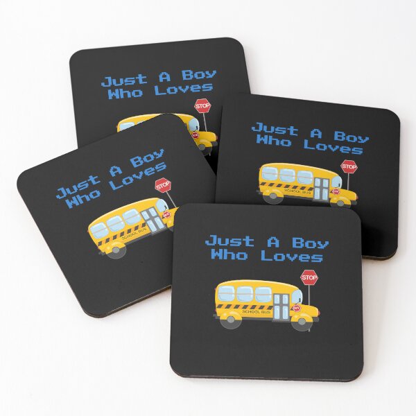 Item preview, Just A Boy Who Loves School Buses  designed and sold by Yonik ★★★★★.