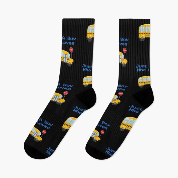 Item preview, Just A Boy Who Loves School Buses  designed and sold by Yonik ★★★★★.