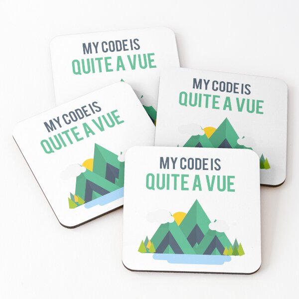 Item preview, My code is quite a Vue - For the Vue.js Enthusiasts designed and sold by GoGoMerch.