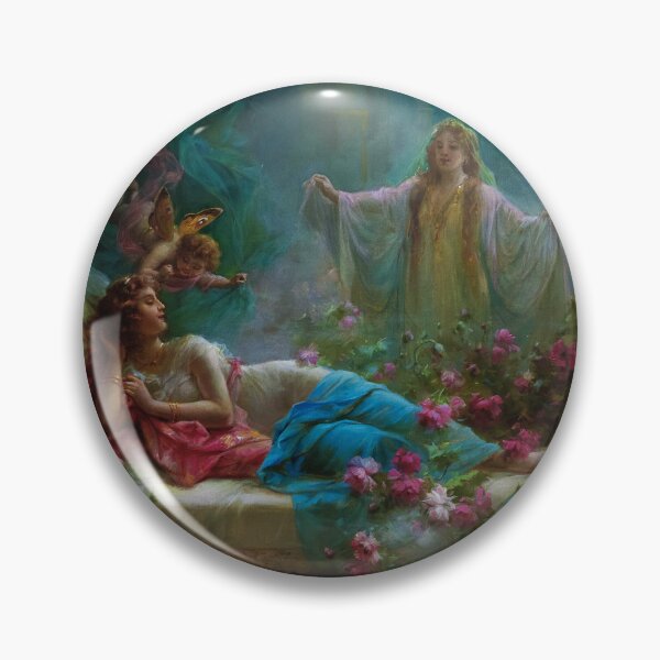 Item preview, A Dream by Hans Zatzka Old Masters Classical Fine Art Reproduction designed and sold by Xzendor7 Digital Art Creations.