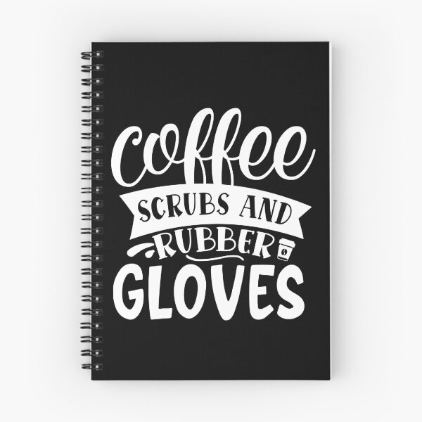 Item preview, coffee scrubs and rubber gloves designed and sold by AllboutTeesigns.