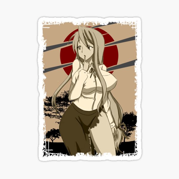 High School of The Dead Saya Takagi Asami Nakaoka Shizuka Marikawa Rei  Miyamoto Female Characters Sticker for Phone, Laptop, Skateboard, Car