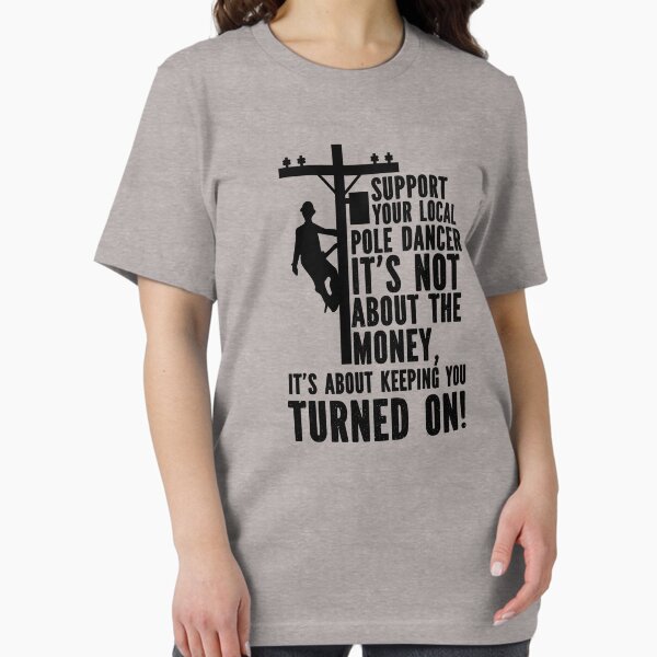 Item preview, Support your local pole dance funny electrician lineman gift for dad designed and sold by Majesticoo.