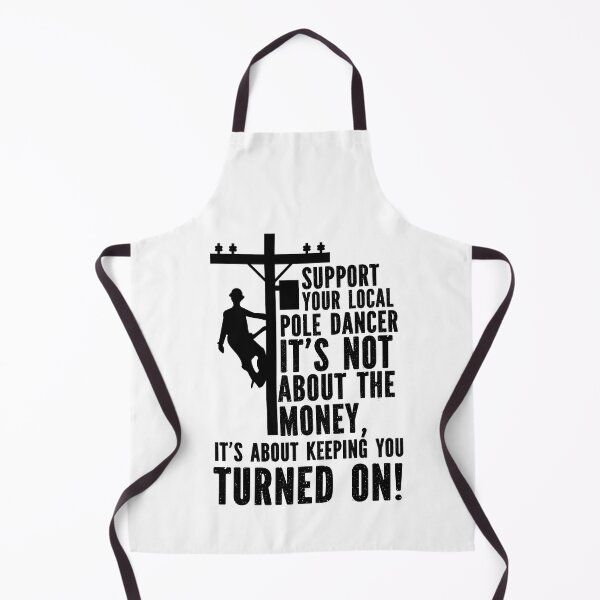 Item preview, Support your local pole dance funny electrician lineman gift for dad designed and sold by Majesticoo.