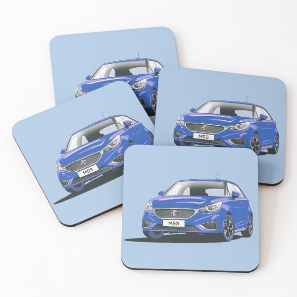 Item preview, MG 3 Car in Laser Blue designed and sold by Webazoot Industries - Car Art.