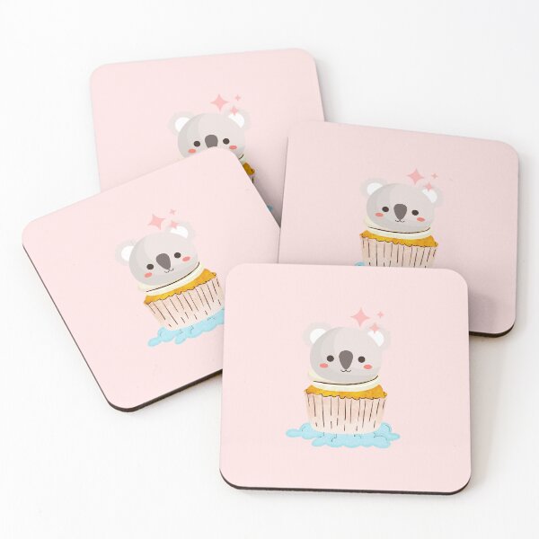 Item preview, Koala Cupcake. Cute Baby Koala Sticker designed and sold by Paper Hearteu.