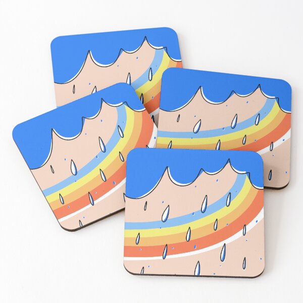 Item preview, Rainbow between clouds designed and sold by kuzi doodles.
