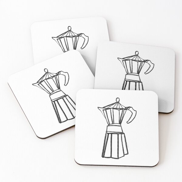 Item preview, Cafetiere Coffee Sketch Artwork designed and sold by MDBespokeArt.