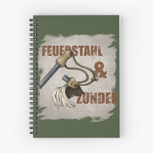 Item preview, Firesteel and Tinder (German Version) designed and sold by Nora Back.