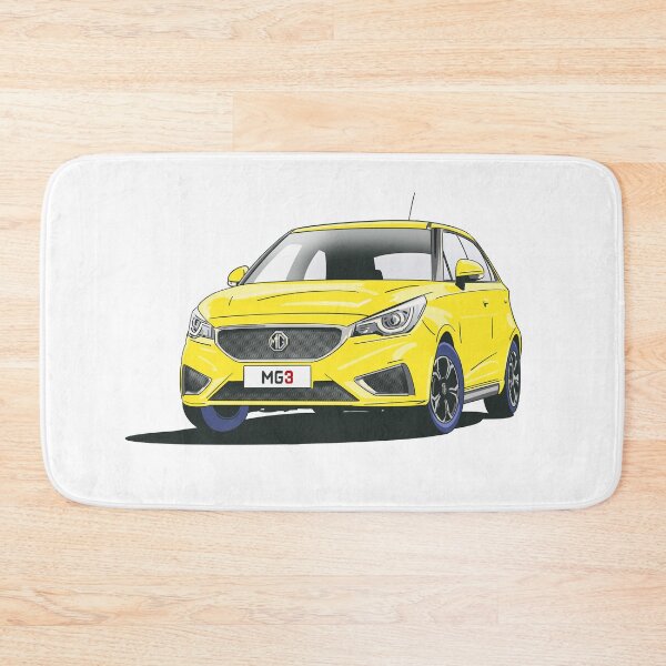 Item preview, MG3 Car in Hello Yellow designed and sold by Webazoot Industries - Car Art.