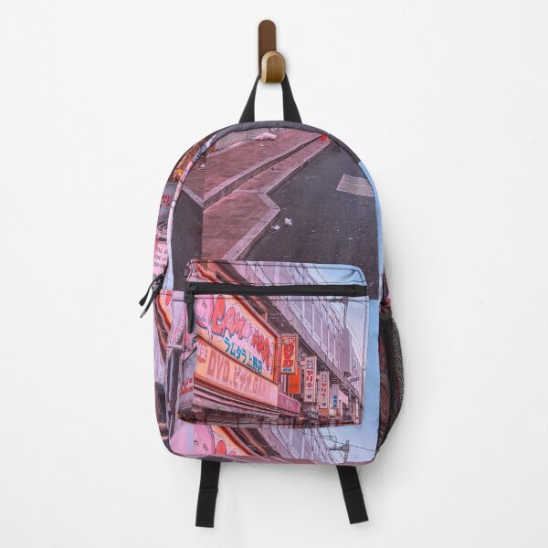 Item preview, Pink Tokyo street. Japanese cityscape. Anime designed and sold by AimiAesthetic.