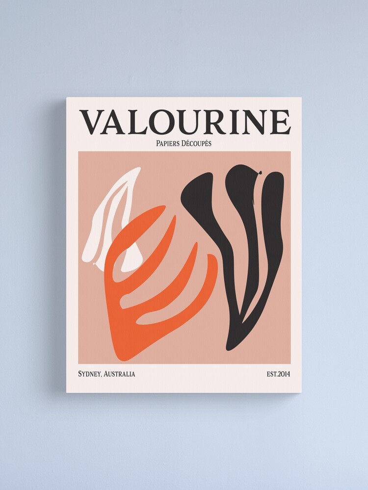 Alternate view of Henri Matisse Inspired 10-220131 Abstract Shape Cut Out Papiers Decoupes Canvas Print