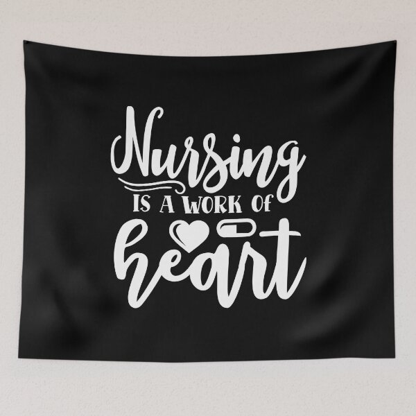 Item preview, nursing is a work of heart designed and sold by AllboutTeesigns.
