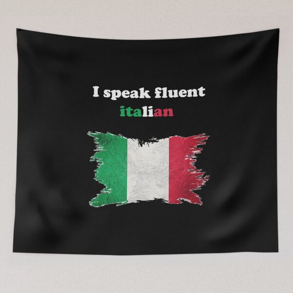 Item preview, I speak fluent italian designed and sold by Yonik ★★★★★.