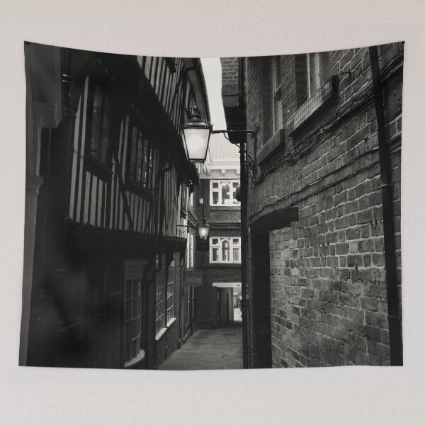 Item preview, Spooky Street In York England, Vintage Style Photograph designed and sold by TrulyEpoque.