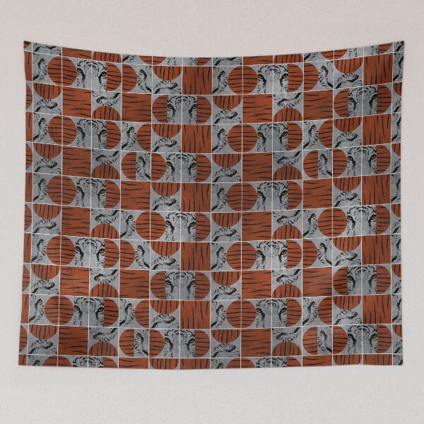 Item preview, Tiger Block designed and sold by PerlaDesignArt.