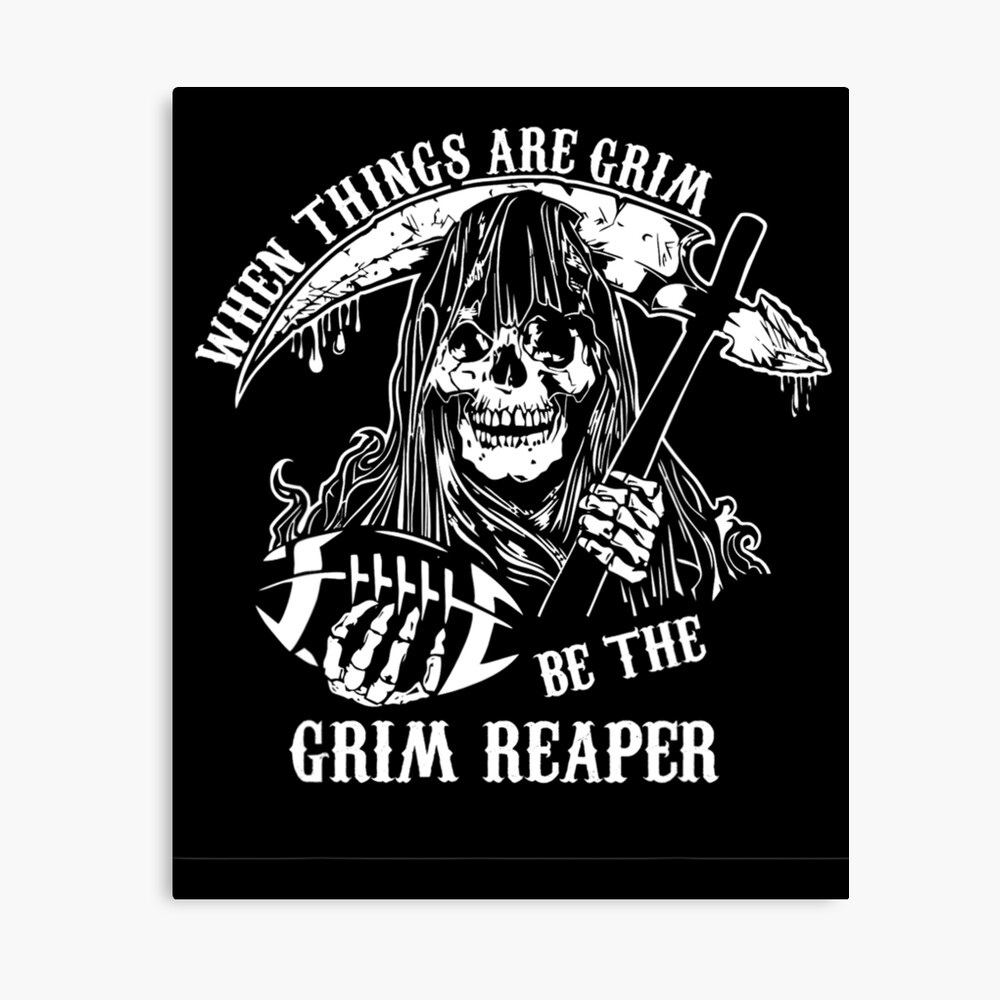 When It is Grim, Be The Grim Reaper, Kensas city, KC, 13 Seconds Chiefs,  Mahomes | Photographic Print