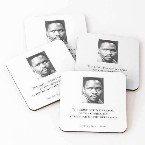 Item preview, Steve Biko - The Most Potent Weapon Of The Oppressor Is The Mind Of The Oppressed designed and sold by happycoders.