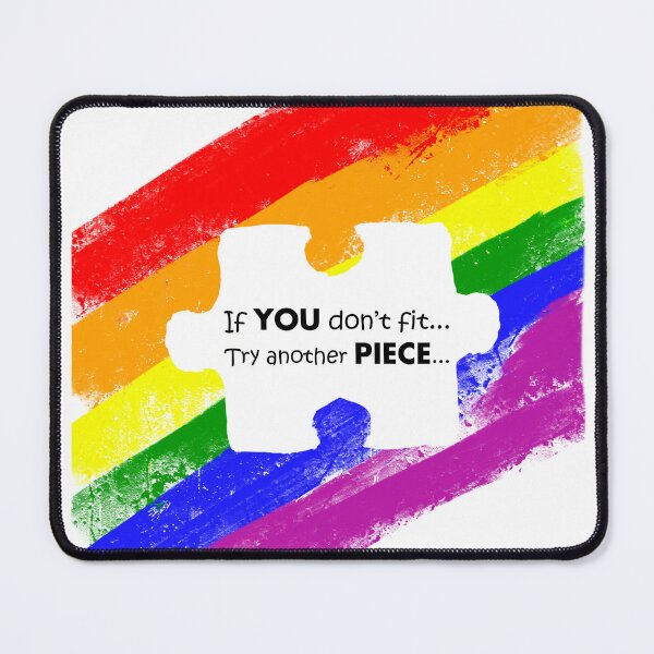 Item preview, ”Are you my missing piece?” LGBTQIA+ base idea for quotes designed and sold by InkSouls.