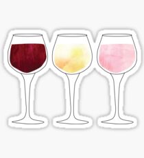 Wine Glasses Sticker
