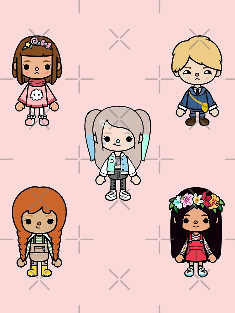 Aesthetic Toca boca character ideas ~~ All Girl ~~ 👩👧 