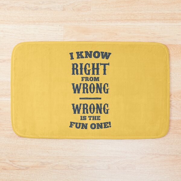 Item preview, I know right from wrong designed and sold by Mircea Iliescu.