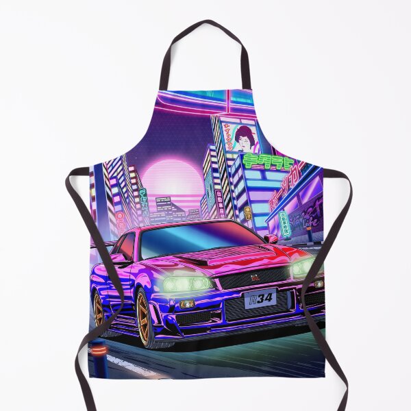 Artikelvorschau, Nissan Skyline GT-R R34 Vaporwave entworfen und verkauft von JDM Guyvit.