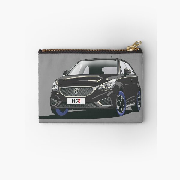 Aperçu de l'œuvre Voiture MG 3 en noir nacré créée et vendue par Webazoot Industries - Car Art.