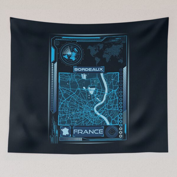 Item preview, Bordeaux Map France designed and sold by hatimelhag.