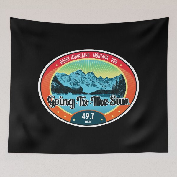Item preview, USA Going-to-the-Sun Road - Rocky Mountains - Montana designed and sold by ROADTROOPER.
