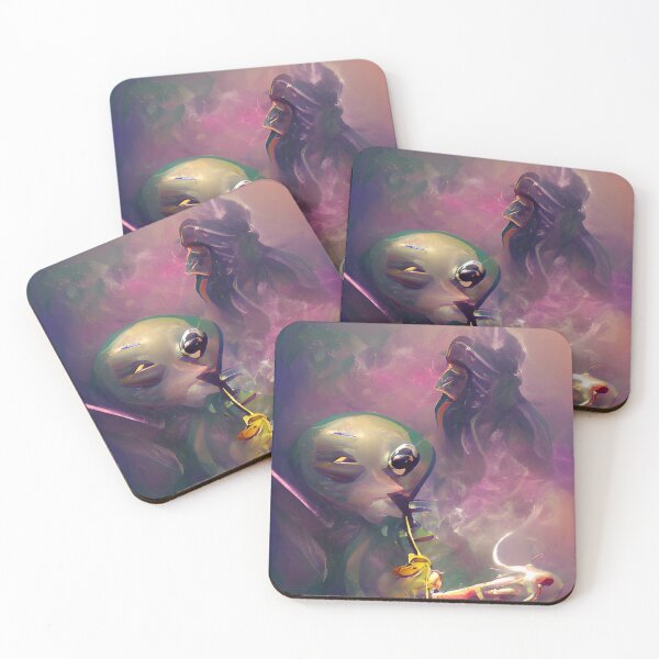 Item preview, alien pong designed and sold by humanmeetsai.