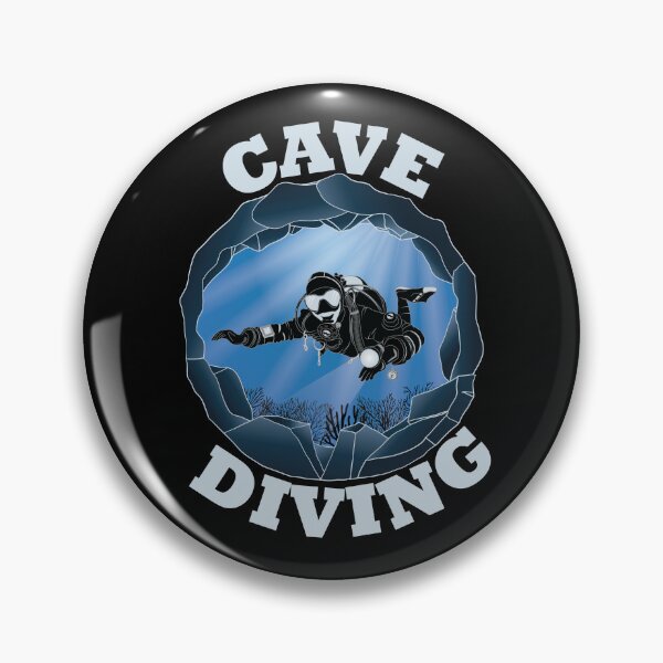 Item preview, Cave Diving - Underwater Scuba Diver designed and sold by TheInkElephant.