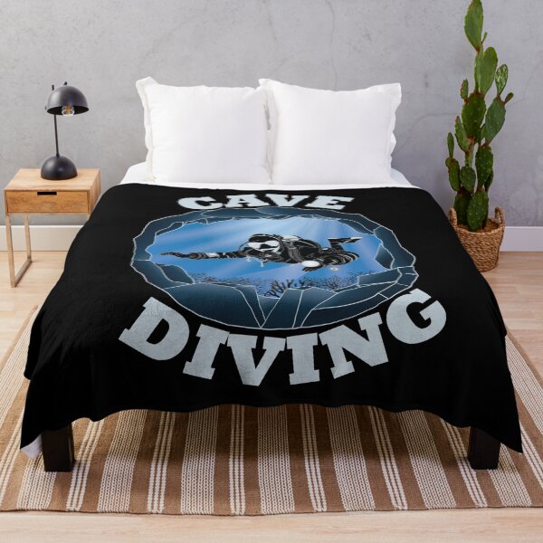 Item preview, Cave Diving - Underwater Scuba Diver designed and sold by TheInkElephant.