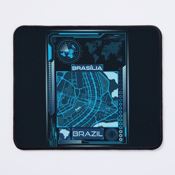 Item preview, Brasilia Map Brazil designed and sold by hatimelhag.