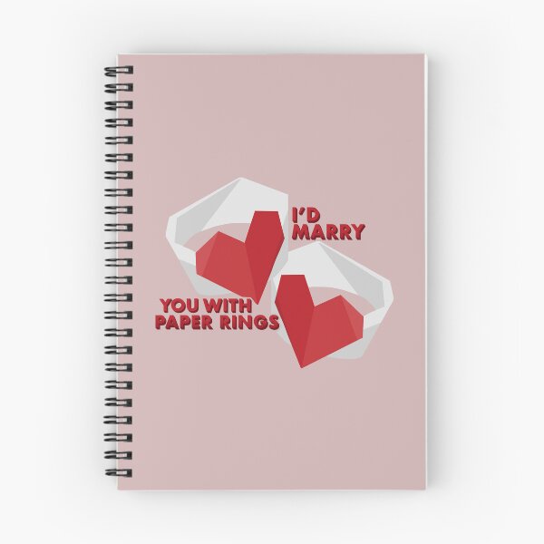 Artikelvorschau, Ich würde dich mit Papierring-Design heiraten entworfen und verkauft von taylorstycoon.