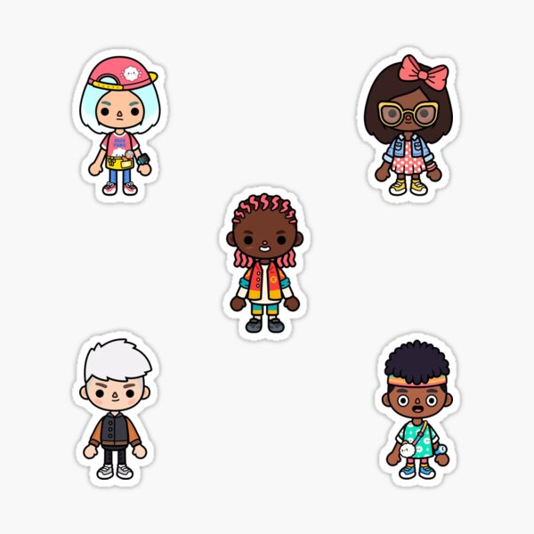 funny toca boca characters pack | Poster