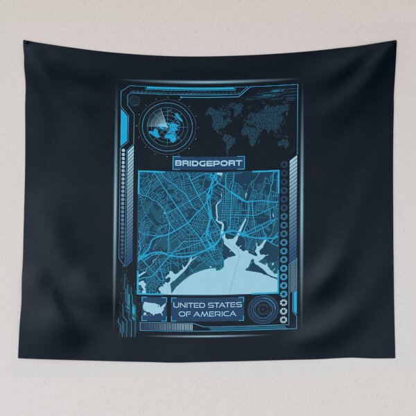 Item preview, Bridgeport Map USA designed and sold by hatimelhag.
