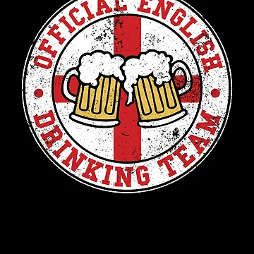 Vorschaubild zum Design Official English Drinking Team Funny British Drinking Team Gear von DynamicDesign