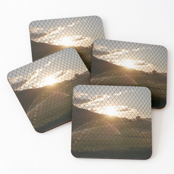 Item preview, Sprinklers watering the field at sunset designed and sold by SlappinTees.