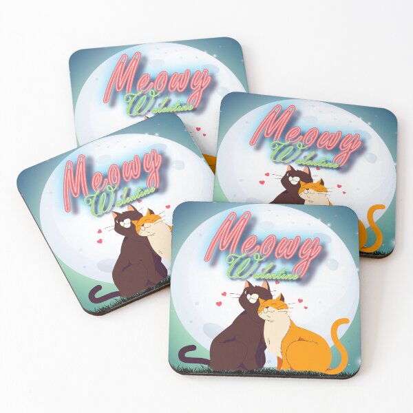 Item preview, Meowy Valentine Cute Cats designed and sold by roleshop.