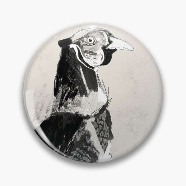 Item preview, Pheasant Monochrome England Countryside Artwork designed and sold by MDBespokeArt.