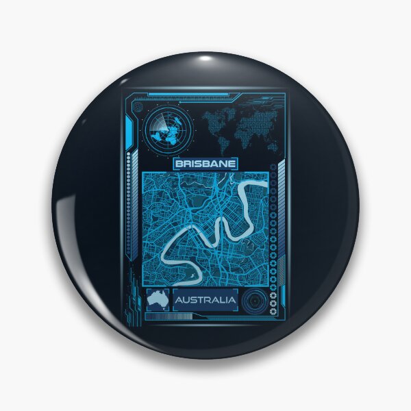 Item preview, Brisbane Map Australia designed and sold by hatimelhag.