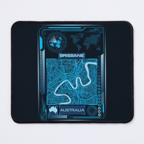 Item preview, Brisbane Map Australia designed and sold by hatimelhag.