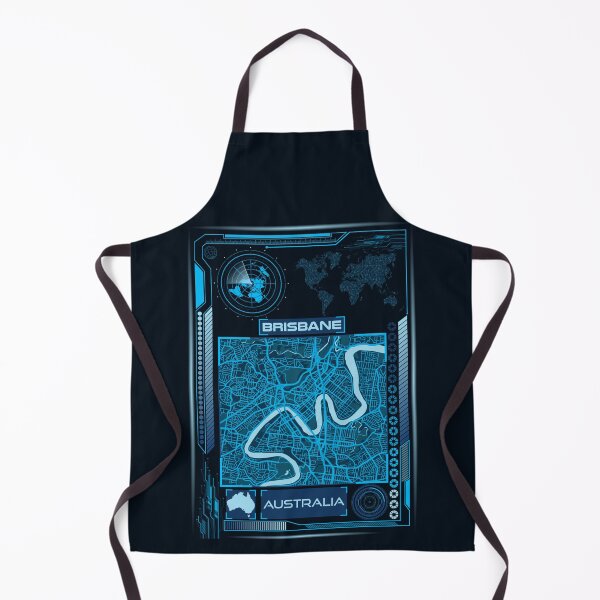 Item preview, Brisbane Map Australia designed and sold by hatimelhag.